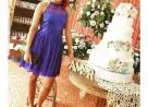 Vestido azul veste P e M