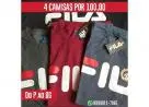 Camisas de grandes marcas em promoção