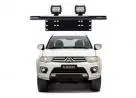Suporte com faróis de milha leduniversal off road