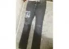 Calça Jeans Preta Masculina Tam 40