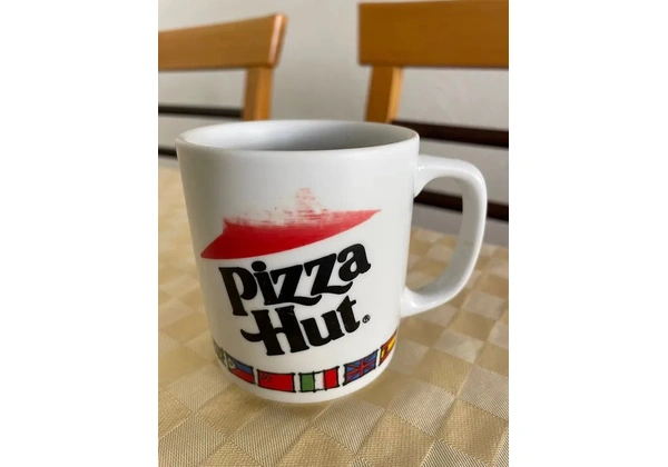 Caneca vintage Pizza Hut países inglaterra classic
