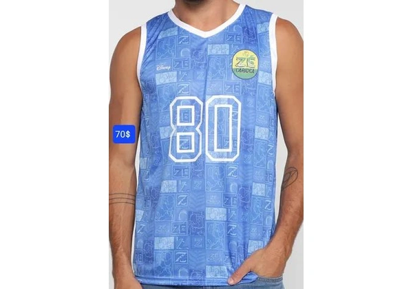 Camisa regata do Zé Carioca P, M e G original