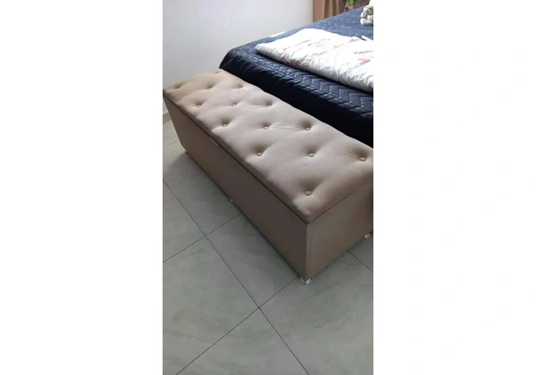 VENDO: Baus de tecidos Suede e Courino