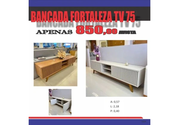 Bancada para TV Fortaleza TV 75