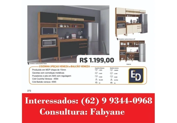 Armario de cozinha Veneza