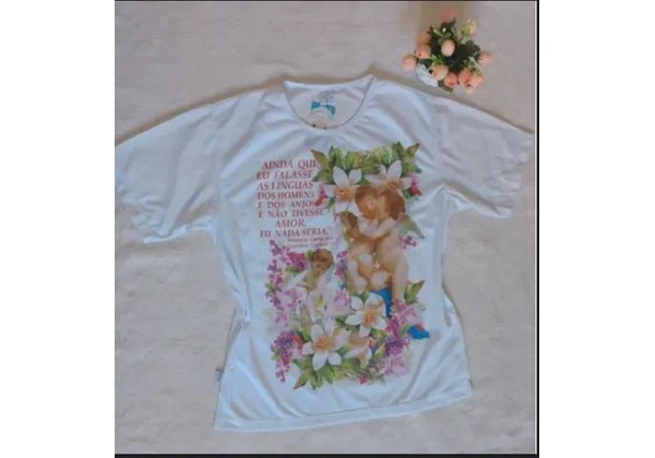 Camisa de manga anjos