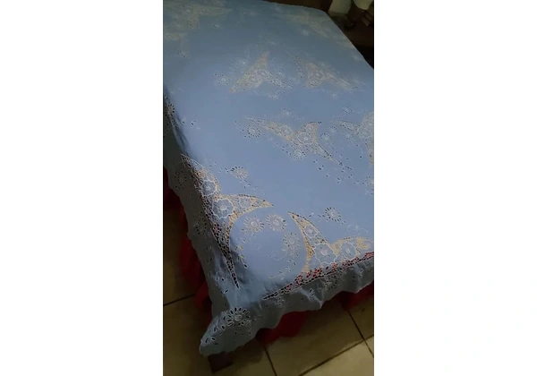 colcha de bordado richelieu casal