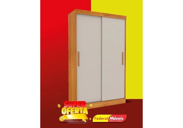 Guarda Roupa Solteiro 2 Portas 2 Gavetas Super Lindo Fazemos Entrega
