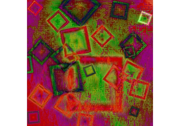 Quadro abstrato moderno