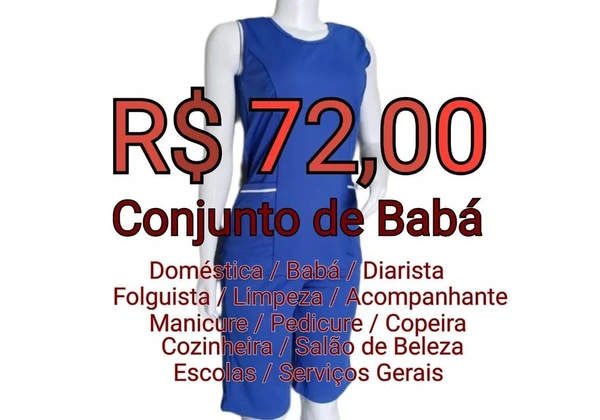 Uniforme de Babá - Diaristas - Acompanhante