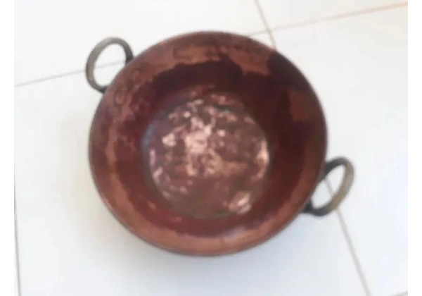 Tacho de cobre bruto da roça 5lts