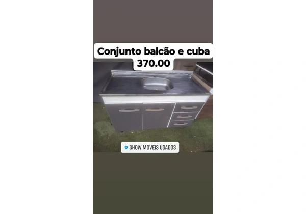Balcão com cuba