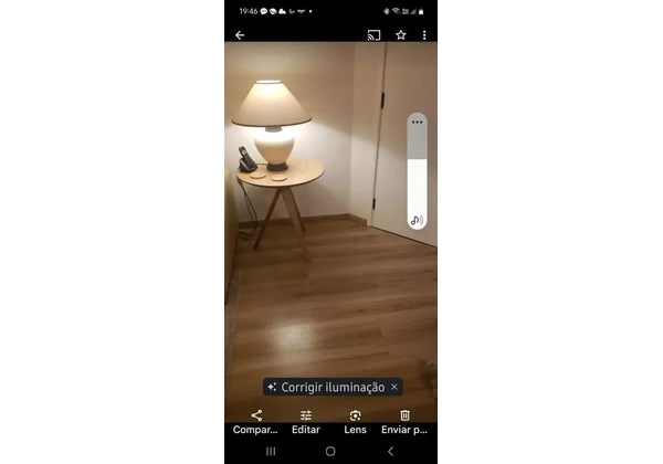 Abajur de cerâmica de mesa importada