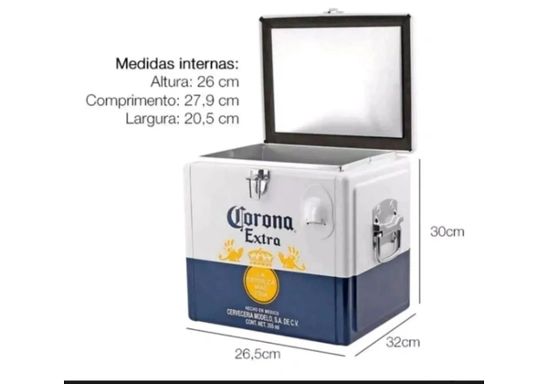 Caixa térmico metal