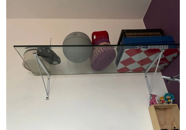 Prateleira de vidro