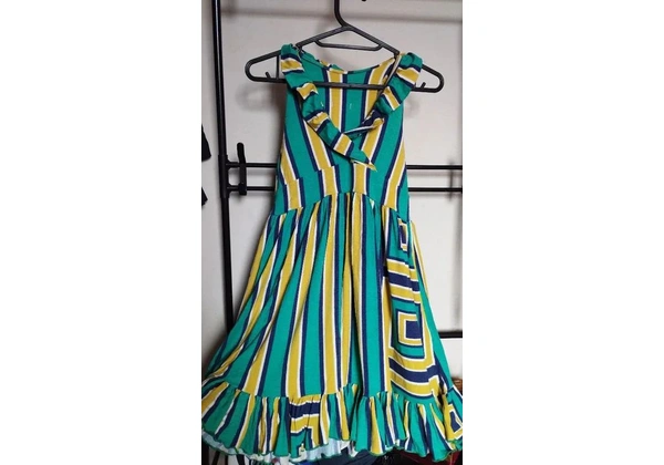 Vestido curto estampado P