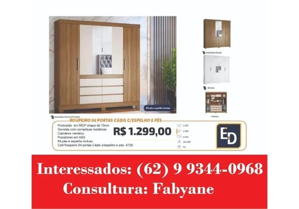 Guarda Roupa Cadis