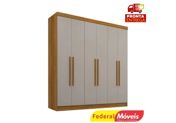 Guarda Roupa Casal 6P Lindo - Promoção