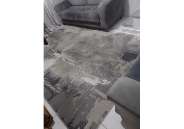 Tapete Capri (Limpo) - Cinza Escuro - 3, 00m x 2, 00m - Mesclado - Campo Grande/RJ