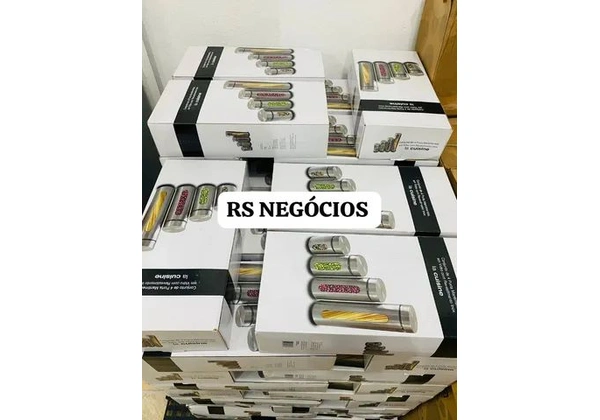 Porta Mantimentos inox 4 peças, Lacrado + NF (Até 12x)