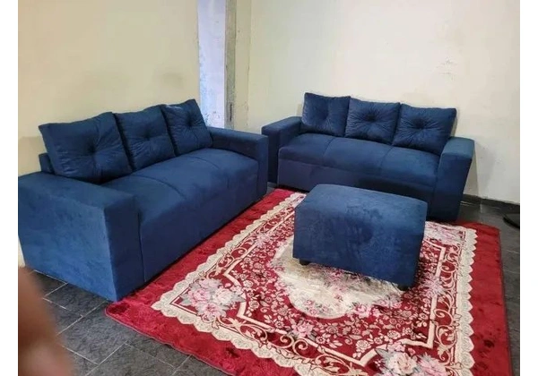 Sofá Mrina 3 E 3 Lugares + Puff De Brinde Direto da Fábirca Várias Cores Parcelamos Cartão