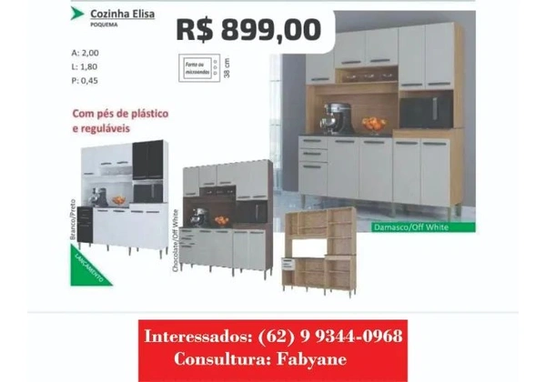 Armario de cozinha Elisa