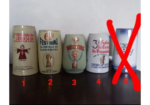 Caneca antiga para chopp (cada)
