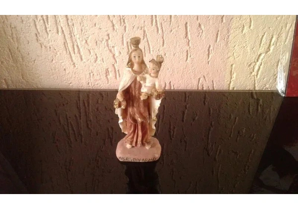 Nossa Senhora do Carmo Estatua Miniatura Decorativa