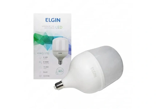 Lâmpada Led Super 65w Branco Frio E27 E40 Alta Potência Bivolt