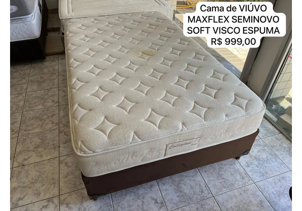 Cama de Viúvo Maxflex Seminova