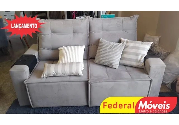 Sofá 1, 90m Retrátil e Reclinável Oferta Imperdível - Peça já o seu!