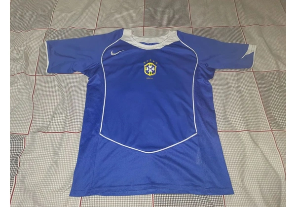 Camisa Brasil nike infantil 2002
