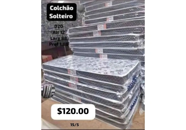 Colchão Solteiro Novo