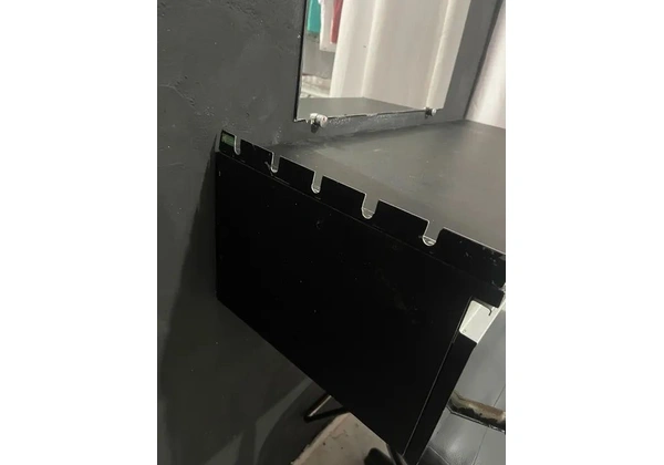 Bancada barbearia 80x35