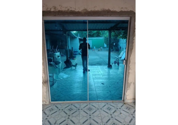 Película residencial, carro mesa de vidro