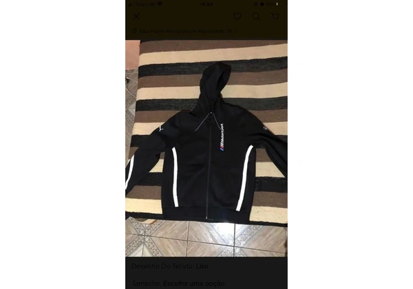 Jaqueta Moletom Puma BMW Motorsport Hooded Sweat