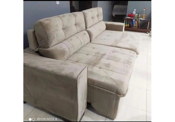 Sofá Retrátil e Reclinável 2.30 MT ( Pronta Entrega ) Super Lindo E Luxuoso