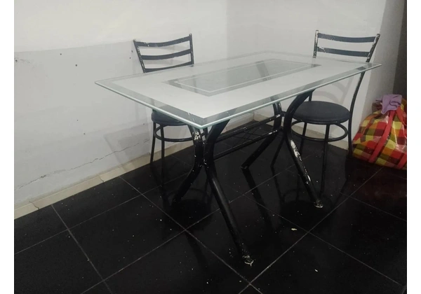 Mesa de vidro temperado