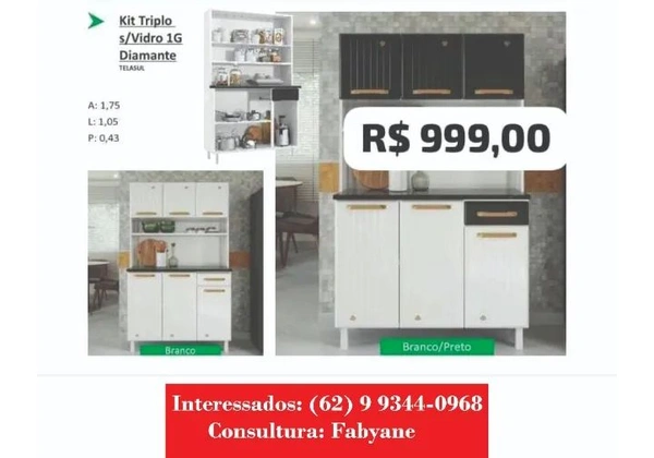 Armario de cozinha Kit Diamante