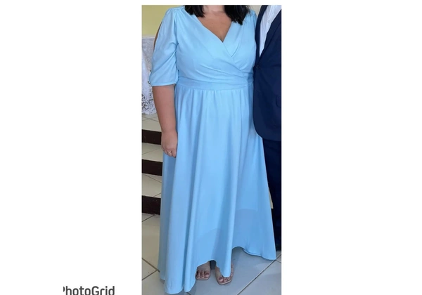 Vestido festa longo plus size