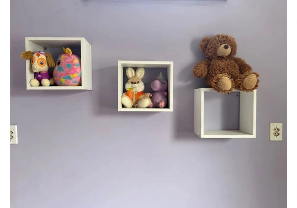 3 Nichos Brancos para Organização