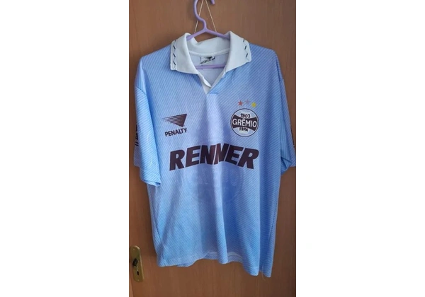 Camiseta celeste do Grêmio 1995