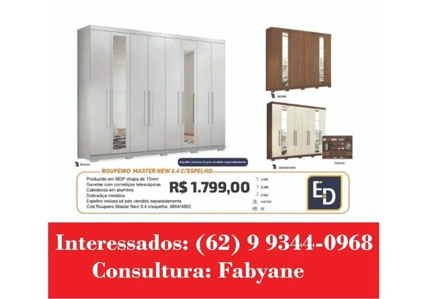 Guarda roupa Maste New 8.4