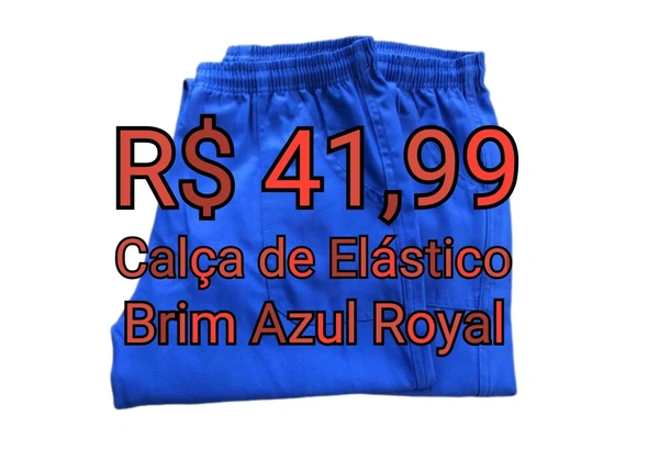 Calça Operacional de Brim - Royal