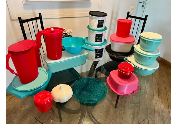 20 peças TUPPERWARE