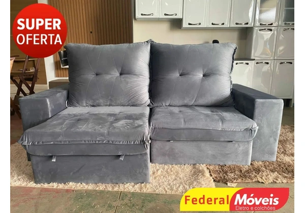 Sofá Retrátil e Reclinável Novo Pronta Entrega