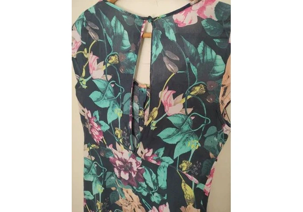 FLEX BLUE VESTIDO TAM P (42) 55, 00100%VISCOSEALTURA FRENTE 94CM/ Costas 1, 04CM