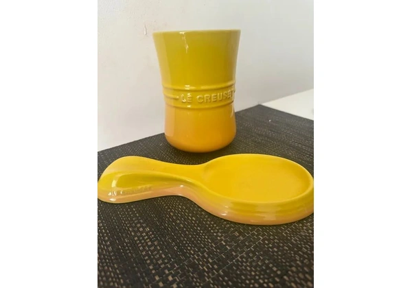 Porta utensílios + descanso de colher Le Creuset