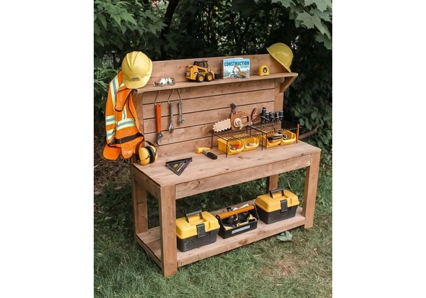 Mesa para organizar ferramentas e bancada de trabalho