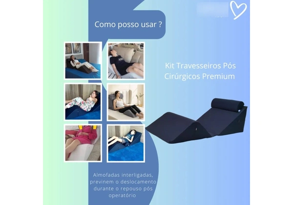 Kit Travesseiros Pós Cirurgico - Abdominoplastia / Mamoplastia